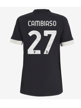 Juventus Andrea Cambiaso #27 Ausweichtrikot für Frauen 2023-24 Kurzarm